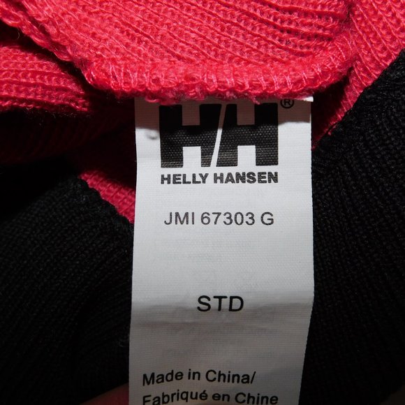 Helly Hansen Unisex Light Red Winter Hat / Toque - Picture 7 of 8